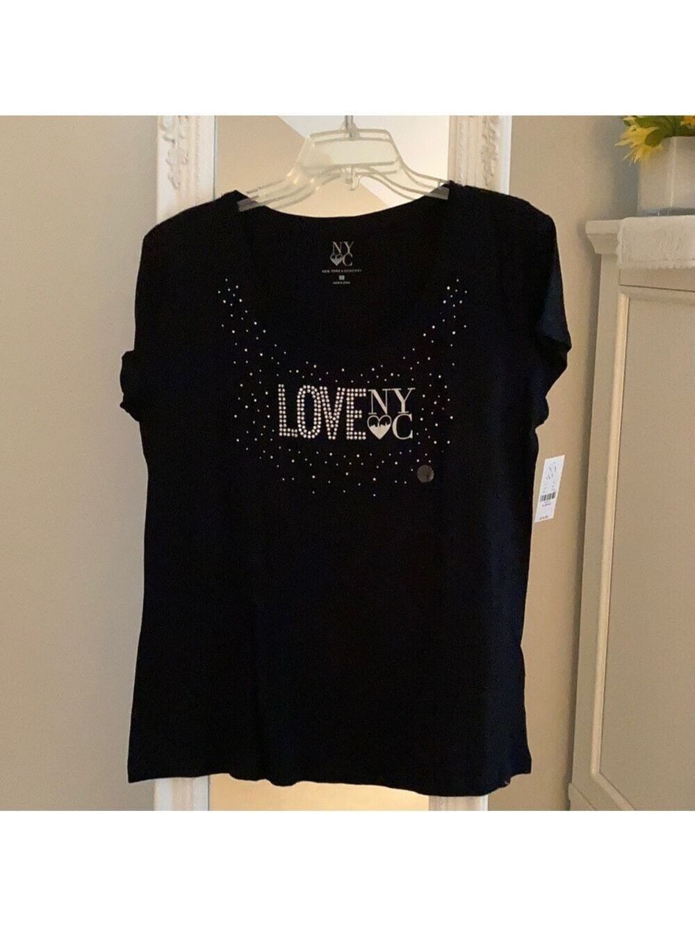 Nyc embellished tee
